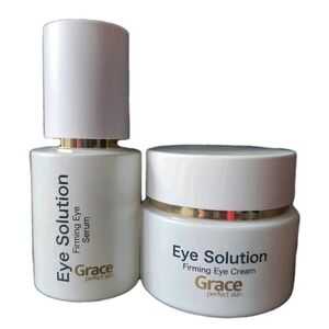 Grace perfect skin 2 set Eye firming serum+cream Vitamin E/ Rice Amino Acids new